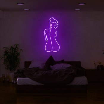 Sekou Lady Line Art Neon Sign