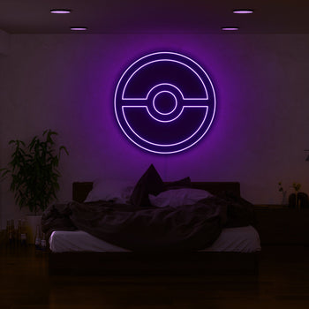Poke Ball Neon Sign