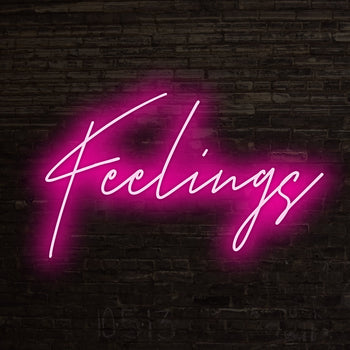 Feelings Neon Sign, Neon Sign - myNeon 