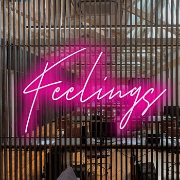 Feelings Neon Sign, Neon Sign - myNeon 