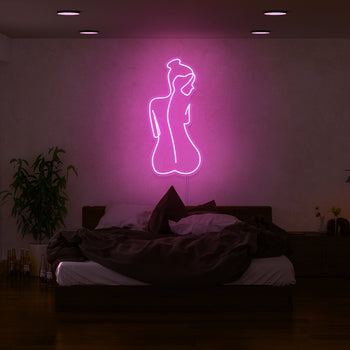 Sekou Lady Line Art Neon Sign