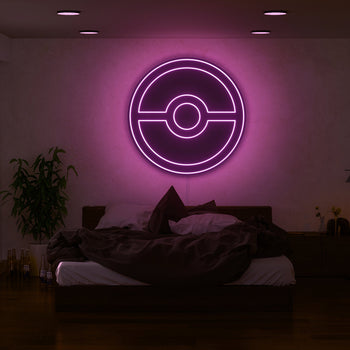 Poke Ball Neon Sign