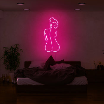 Sekou Lady Line Art Neon Sign