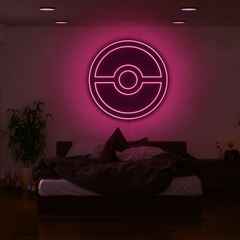 Poke Ball Neon Sign