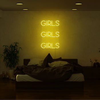 Girls, Girls, Girls Neon Sign