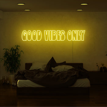 Good Vibes Only II Neon Sign