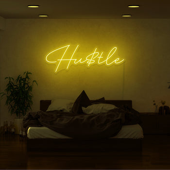 Hu$tle Neon Sign