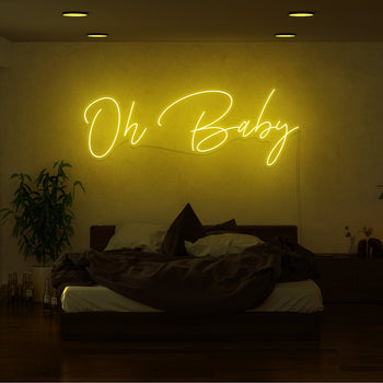 Oh Baby Neon Sign
