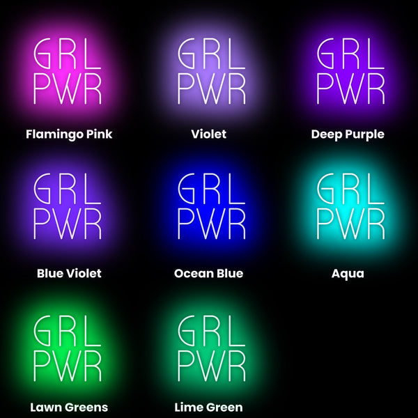 Girl Power Neon Sign, Neon Sign - myNeon 