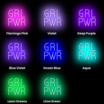 Girl Power Neon Sign, Neon Sign - myNeon 