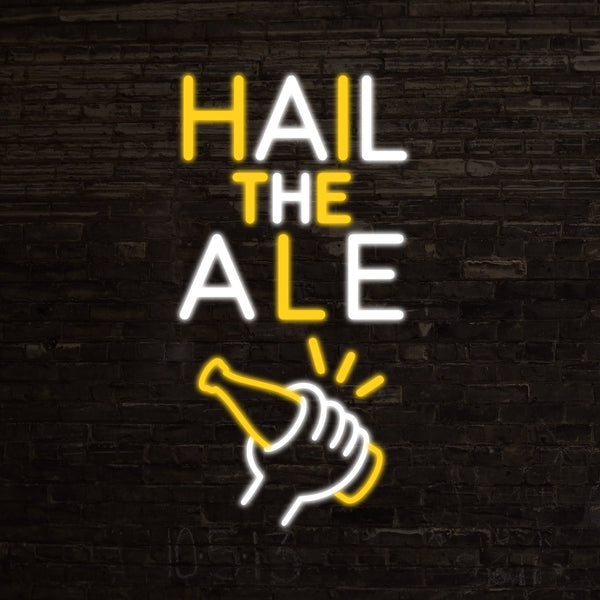 Hail The Ale Neon Sign, Neon Sign - myNeon 
