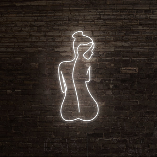 Sekou Lady Line Art Neon Sign