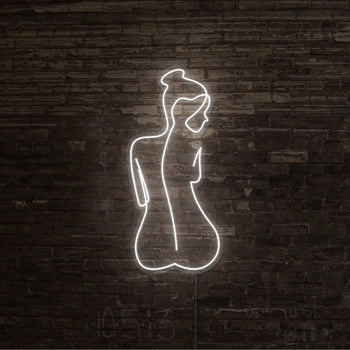 Sekou Lady Line Art Neon Sign