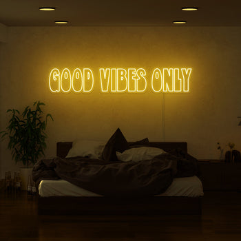 Good Vibes Only II Neon Sign