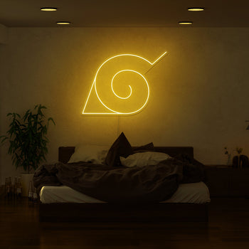 Hidden Leaf Village Neon Sign
