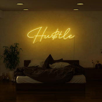 Hu$tle Neon Sign