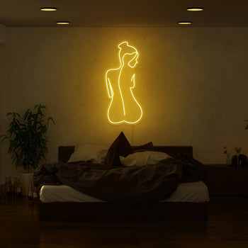 Sekou Lady Line Art Neon Sign