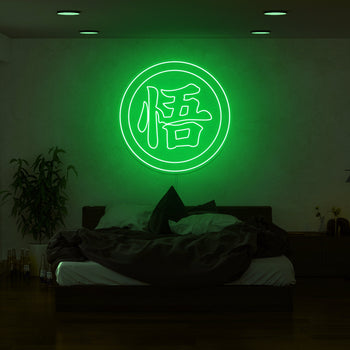 Goku Kanji Neon Sign