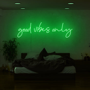 Good Vibes Only - Led Neon Sign Quotes