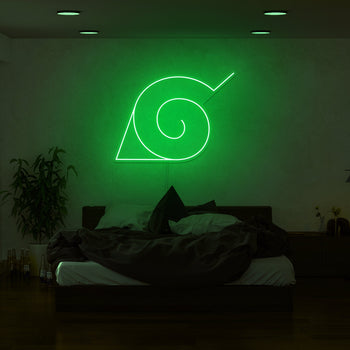 Hidden Leaf Village Neon Sign