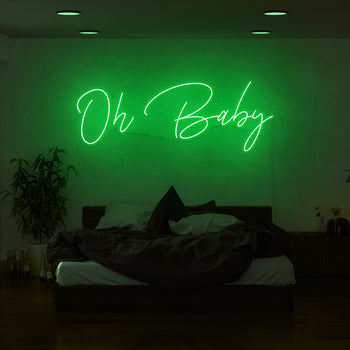 Oh Baby Neon Sign