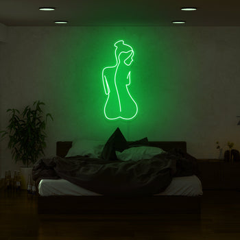 Sekou Lady Line Art Neon Sign