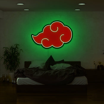 Akatsuki Cloud Logo Neon Sign