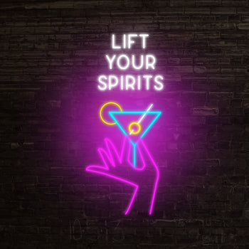 Lift Your Spirits Neon Sign, Neon Sign - myNeon 