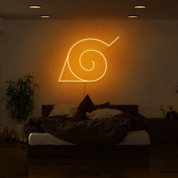 Hidden Leaf Village Neon Sign