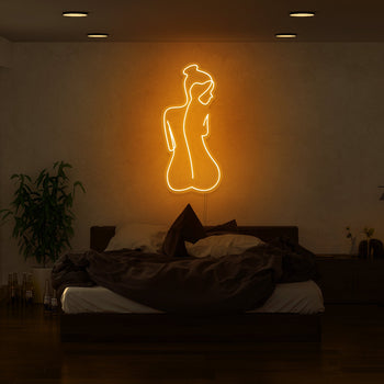 Sekou Lady Line Art Neon Sign