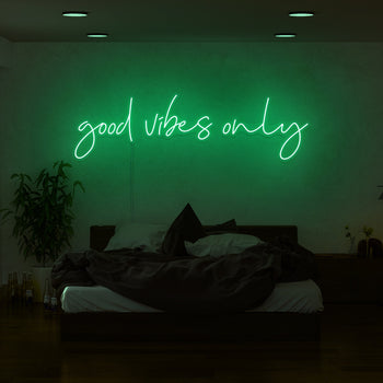 Good Vibes Only Neon Sign