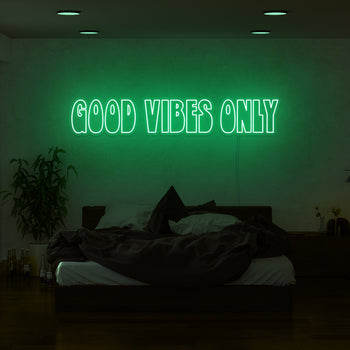 Good Vibes Only II Neon Sign