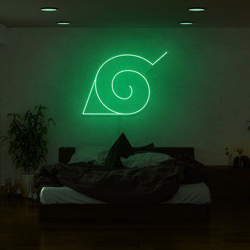 Hidden Leaf Village Neon Sign