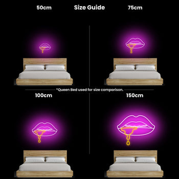 Aesthetic Drool Neon Sign, Neon Sign - myNeon 