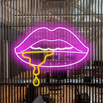 Aesthetic Drool Neon Sign, Neon Sign - myNeon 