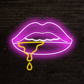 Aesthetic Drool Neon Sign, Neon Sign - myNeon 