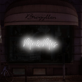 Mr and Mrs Neon Sign