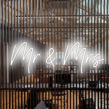 Mr and Mrs Neon Sign