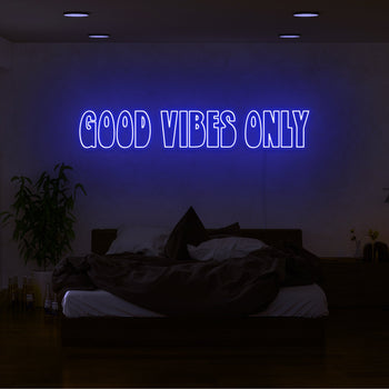Good Vibes Only II Neon Sign