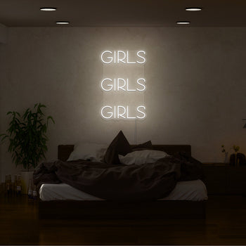 Girls, Girls, Girls Neon Sign