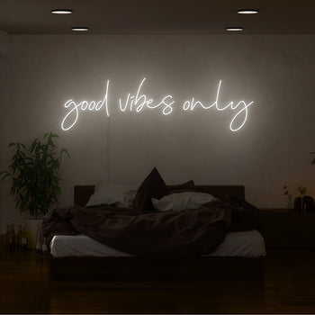 Good Vibes Only Neon Sign