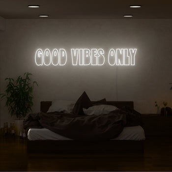 Good Vibes Only II Neon Sign