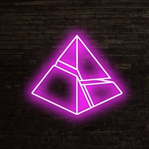 Pyramid Neon Sign, Neon Sign - myNeon 