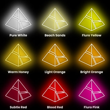 Pyramid Neon Sign, Neon Sign - myNeon 