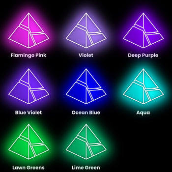 Pyramid Neon Sign, Neon Sign - myNeon 