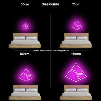 Pyramid Neon Sign, Neon Sign - myNeon 