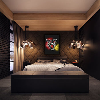 Tiger Strike - Neon x Art Sign