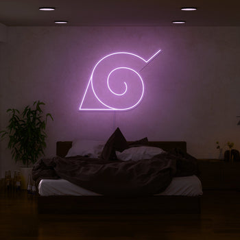 Hidden Leaf Village Neon Sign