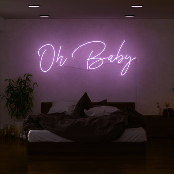 Oh Baby Neon Sign