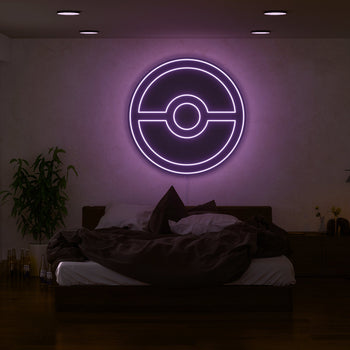 Poke Ball Neon Sign
